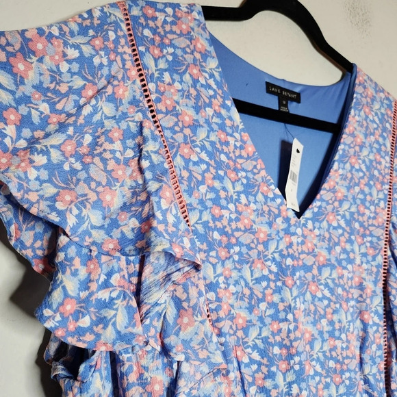 NWT Lane Bryant ditsy floral dress with pockets. stretch waist. Size 20 - Picture 2 of 16